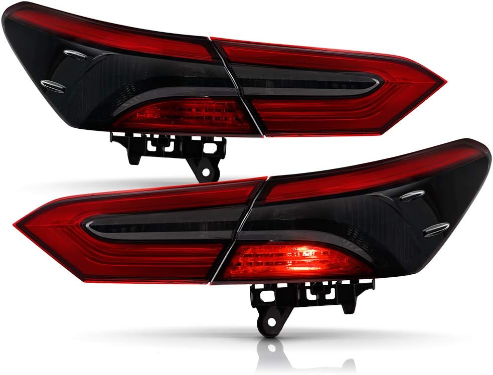 Red Smoke Tail Lights Rear Brake Lamps Assembly 4PCS M74906