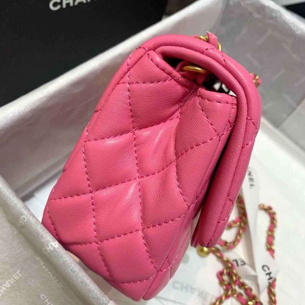 Pink Mini Flap Bag Y108262