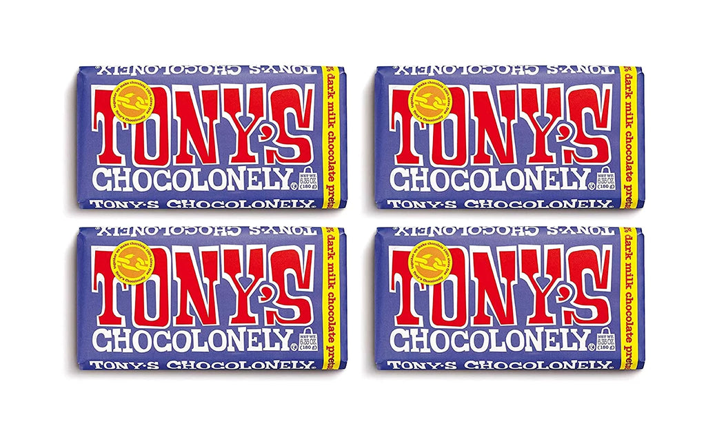 Dark Milk with Pretzel and Toffee Pack of 4 Chocolate Bars T5139