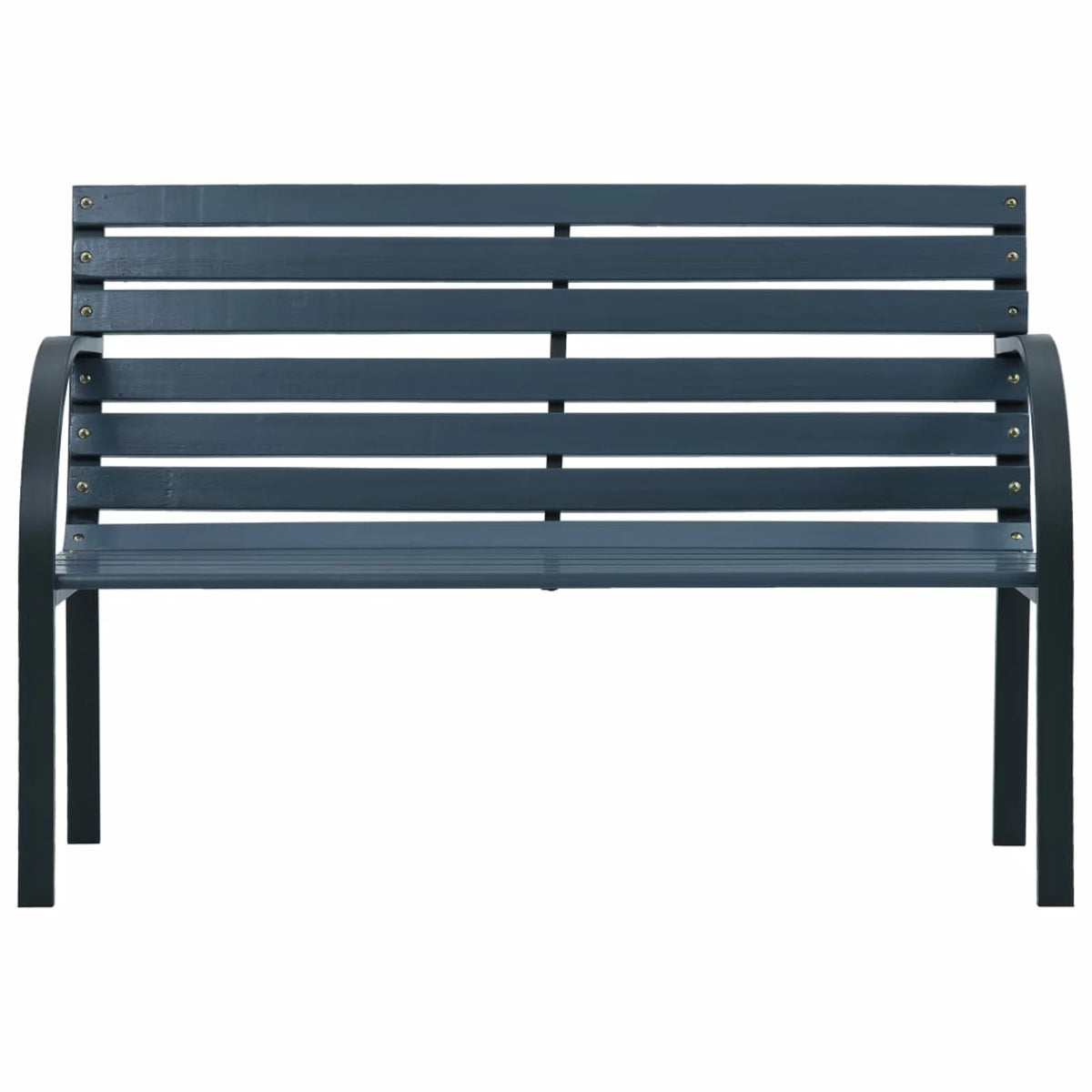 Gray Wood Slat Garden Bench W94803