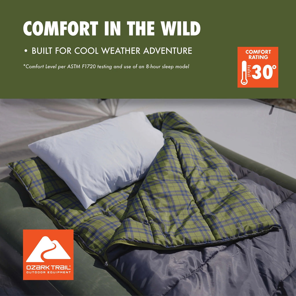 Oversized 30-Degree Rectangular Sleeping Bag T6062