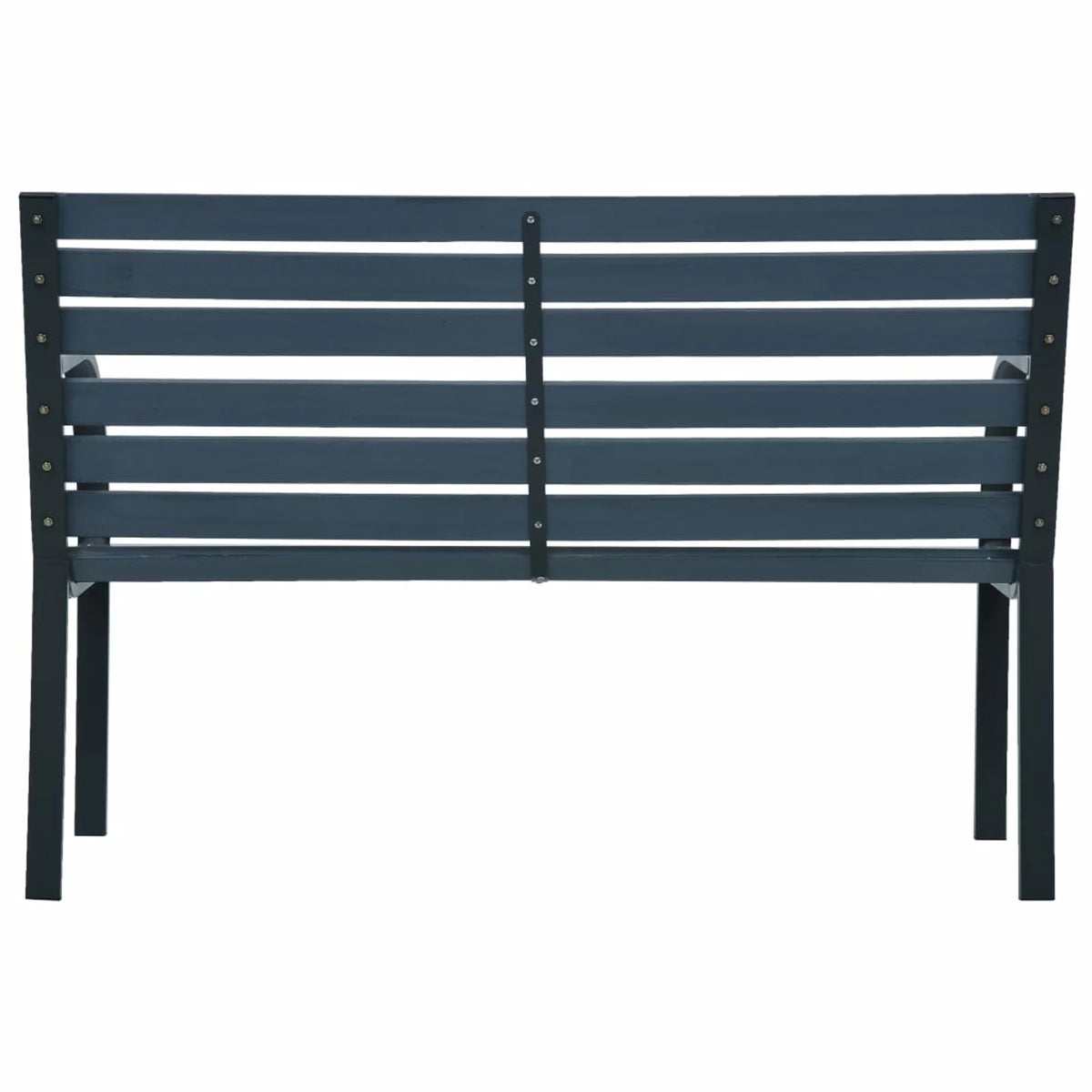 Gray Wood Slat Garden Bench W94803