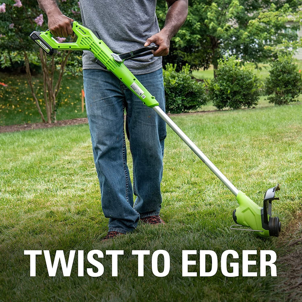 24V 12-inch String Trimmer with 2Ah Battery and Charger U761