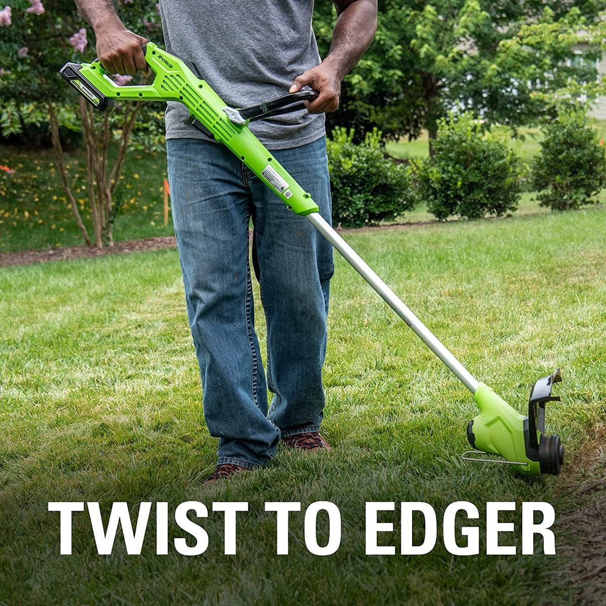 24V 12-inch String Trimmer with 2Ah Battery and Charger U761