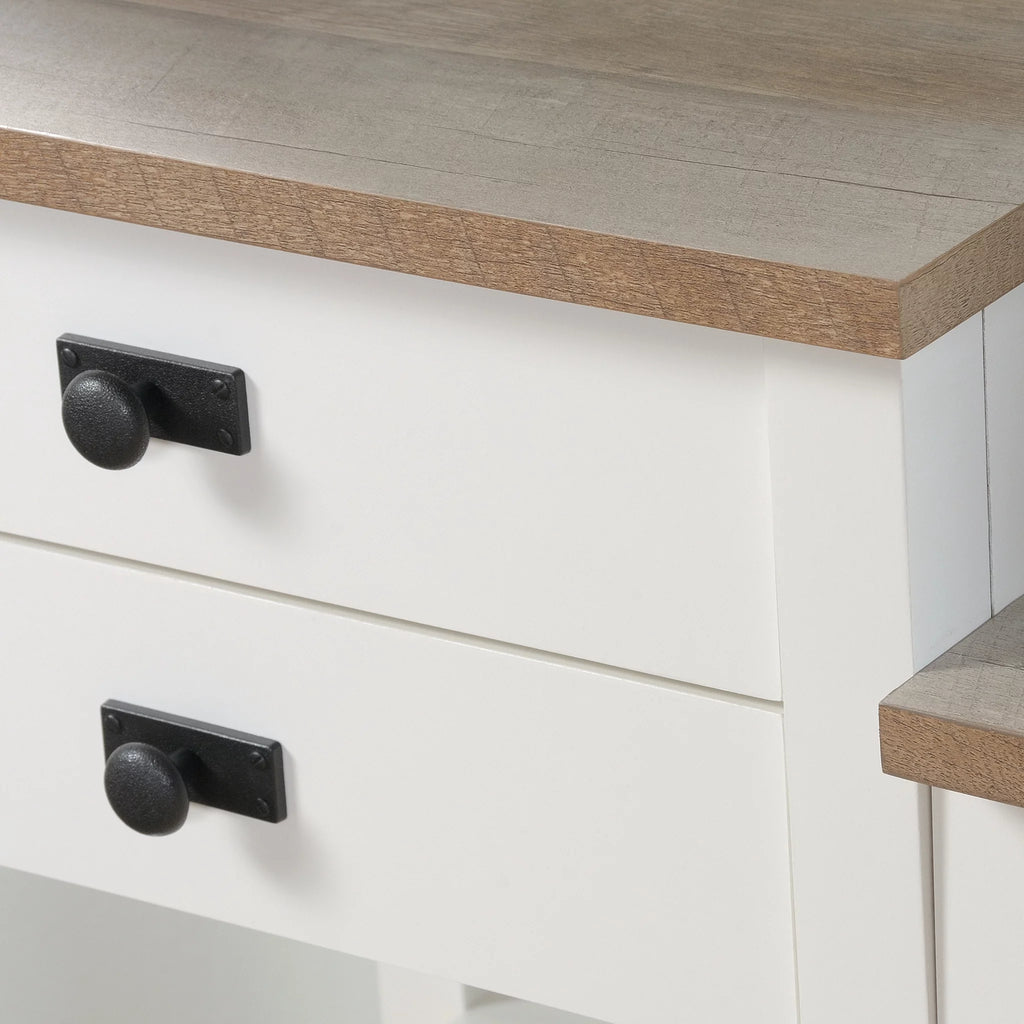 Soft White Bedroom Vanity with Mirror G53141