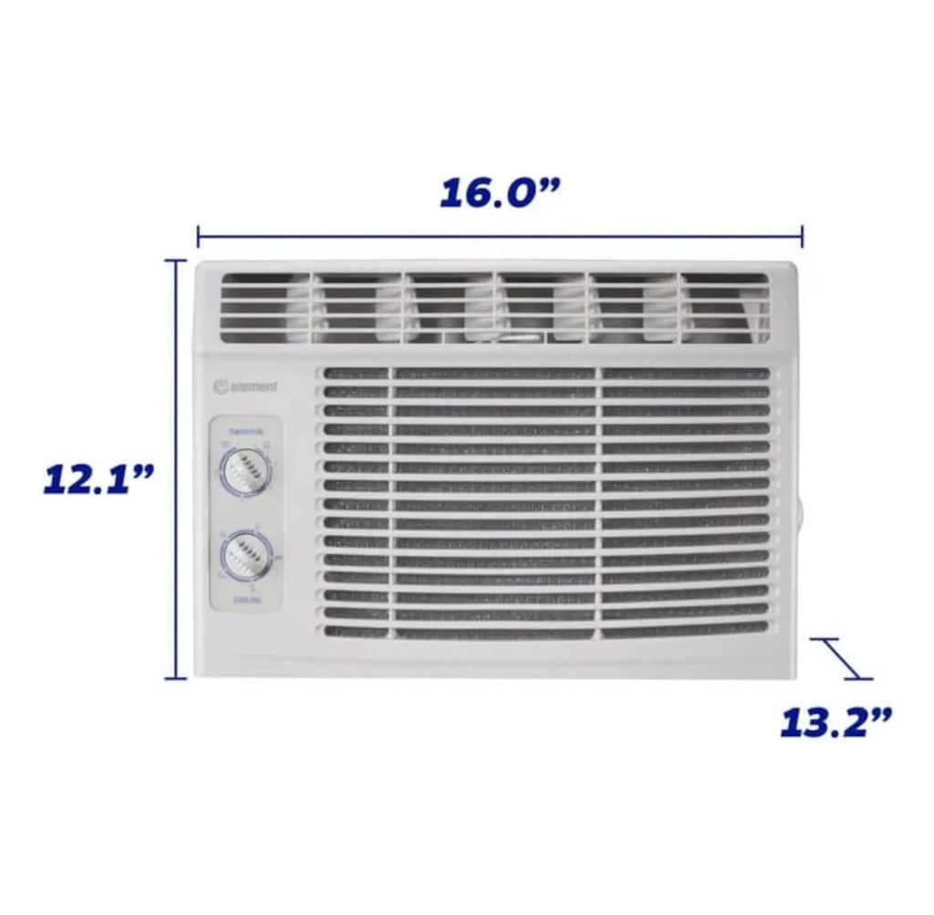 5,000 BTU Window Air Conditioner with Manual Controls, White V418
