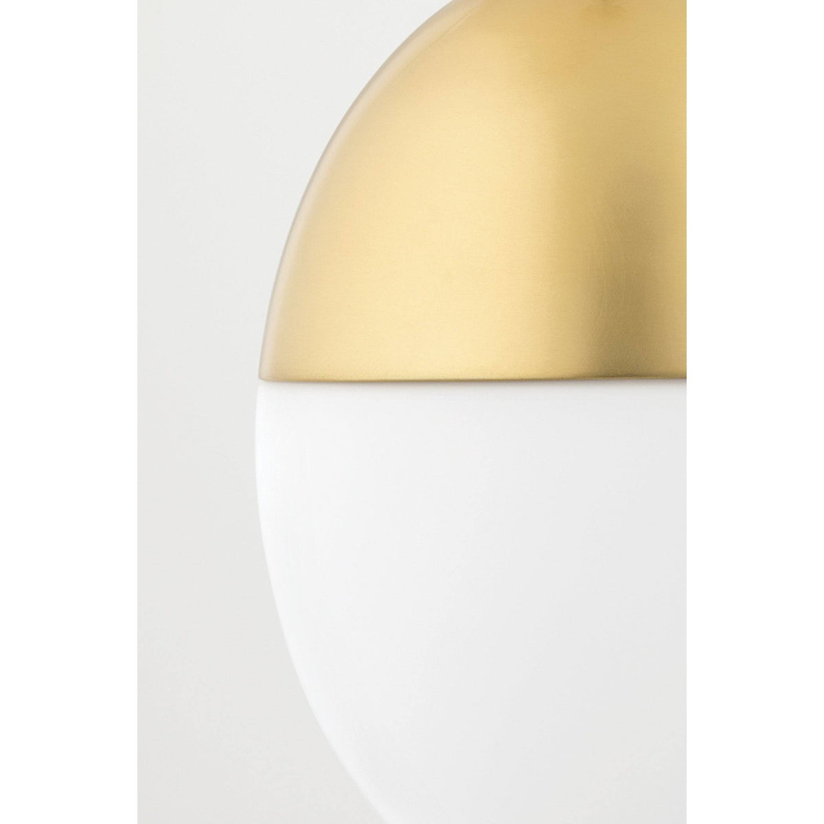1 Light Large Pendant Aged Brass R605281