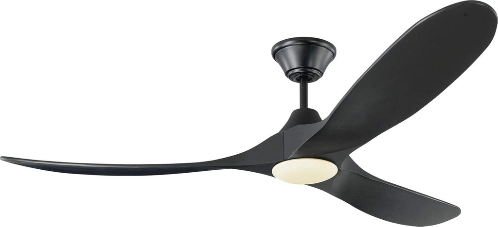 Brushed Steel 60 Ceiling Fan with LED Light and Remote Control R525