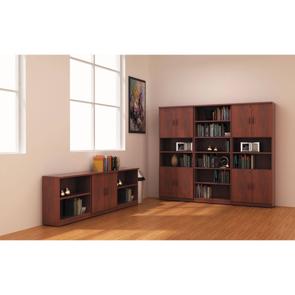 Six-Shelf Espresso Bookcase T370438