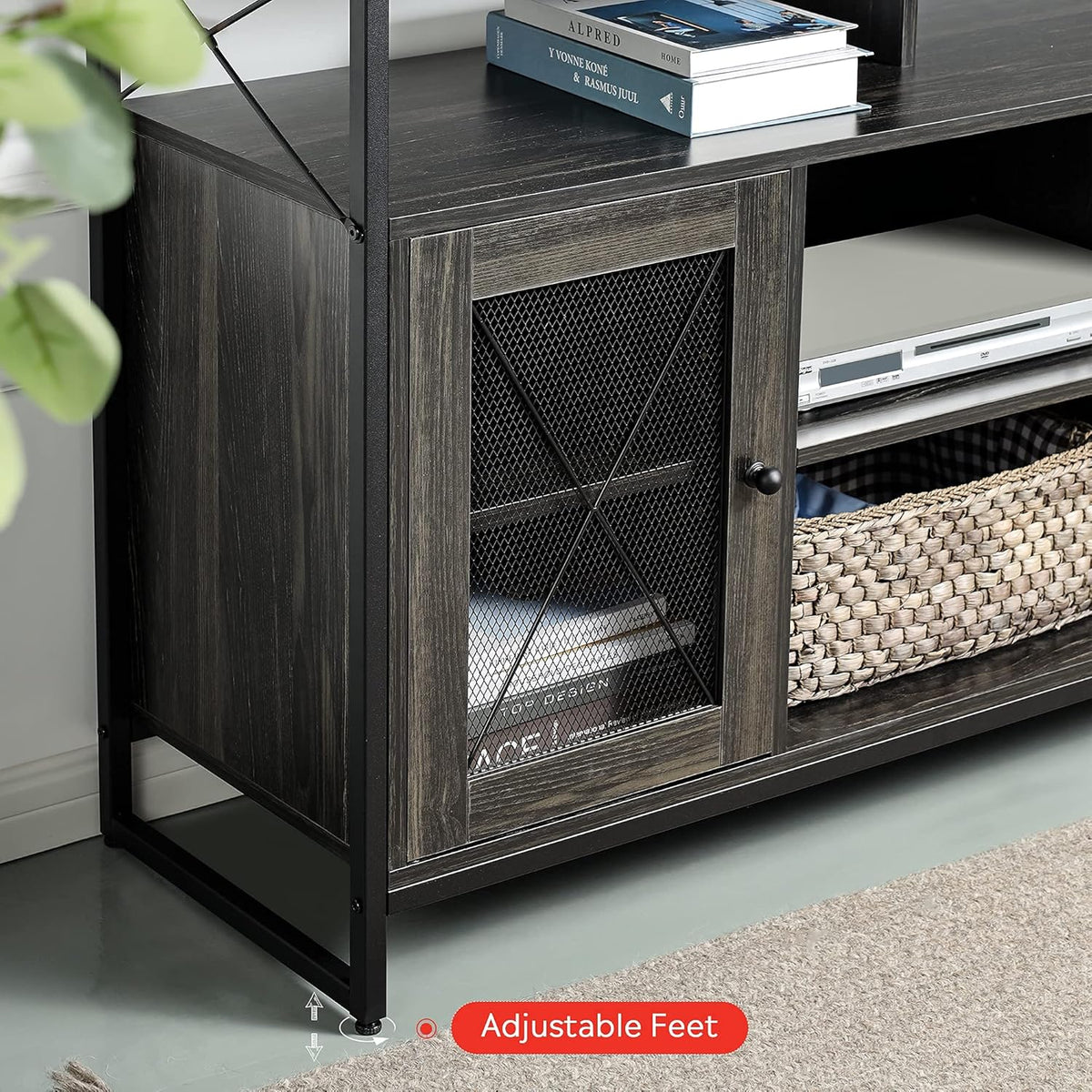55 inch TV Stand with Storage Cabinet R254