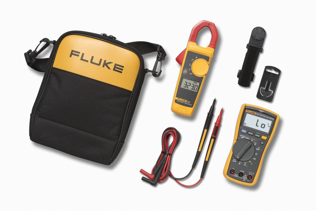 Multimeter and Clamp Meter Combo Kit, AC/DC Voltage, AC Current 400 A H47367