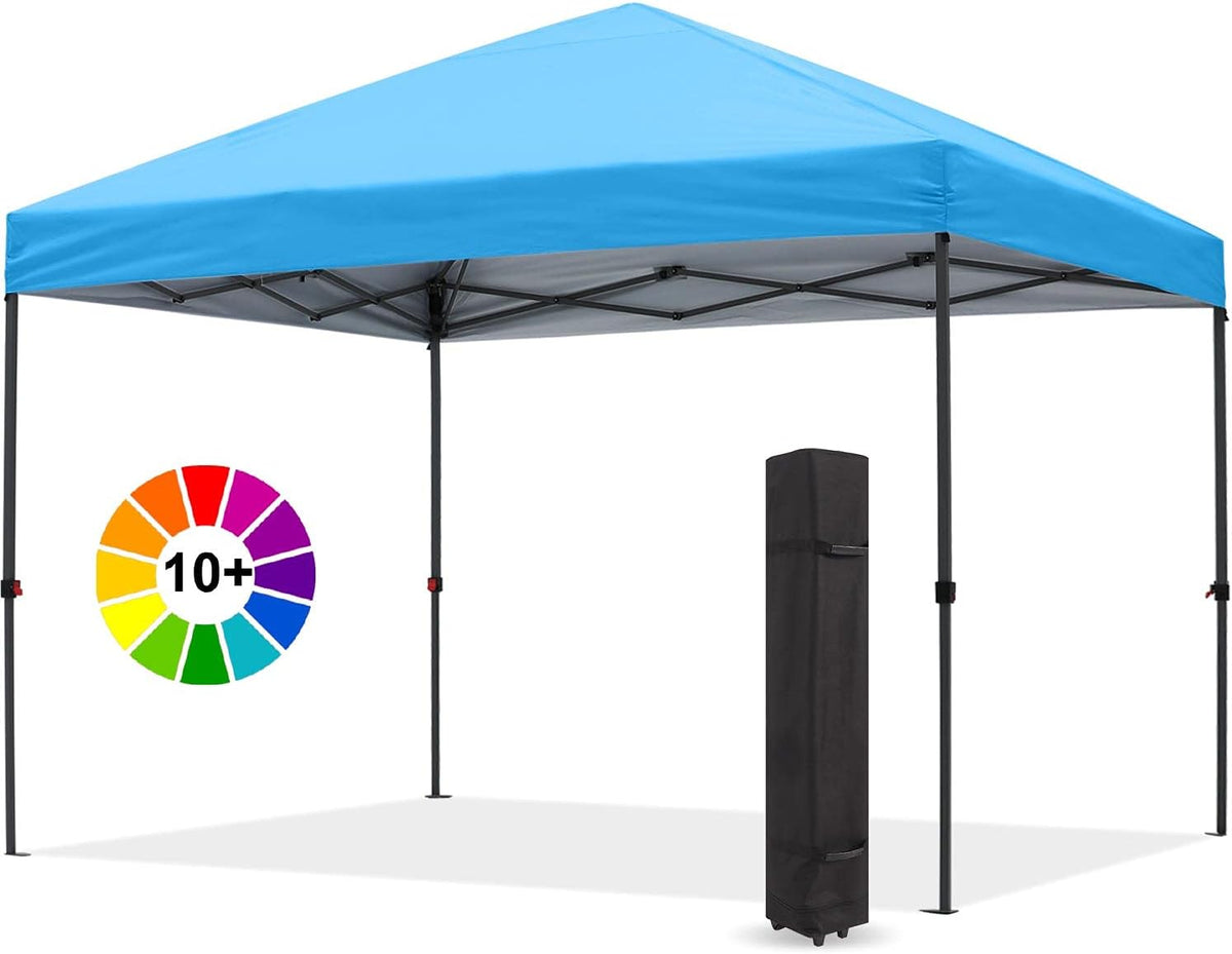 Beige 10x10 Pop up Canopy Tent K48606