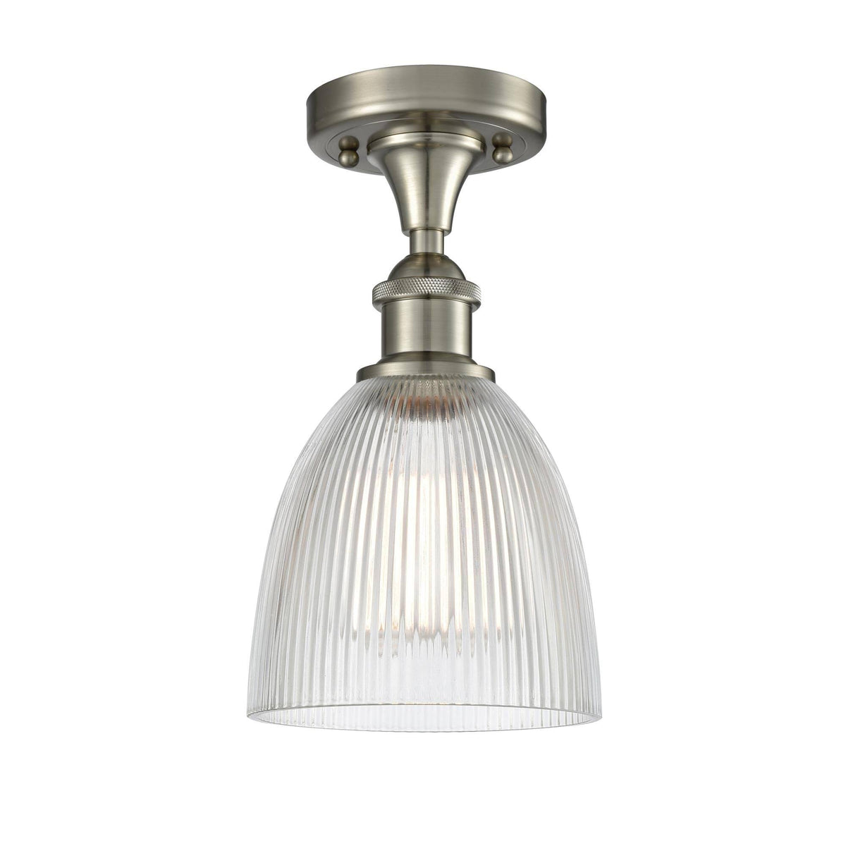 1 Light Brushed Satin Nickel Flush Mount B293965