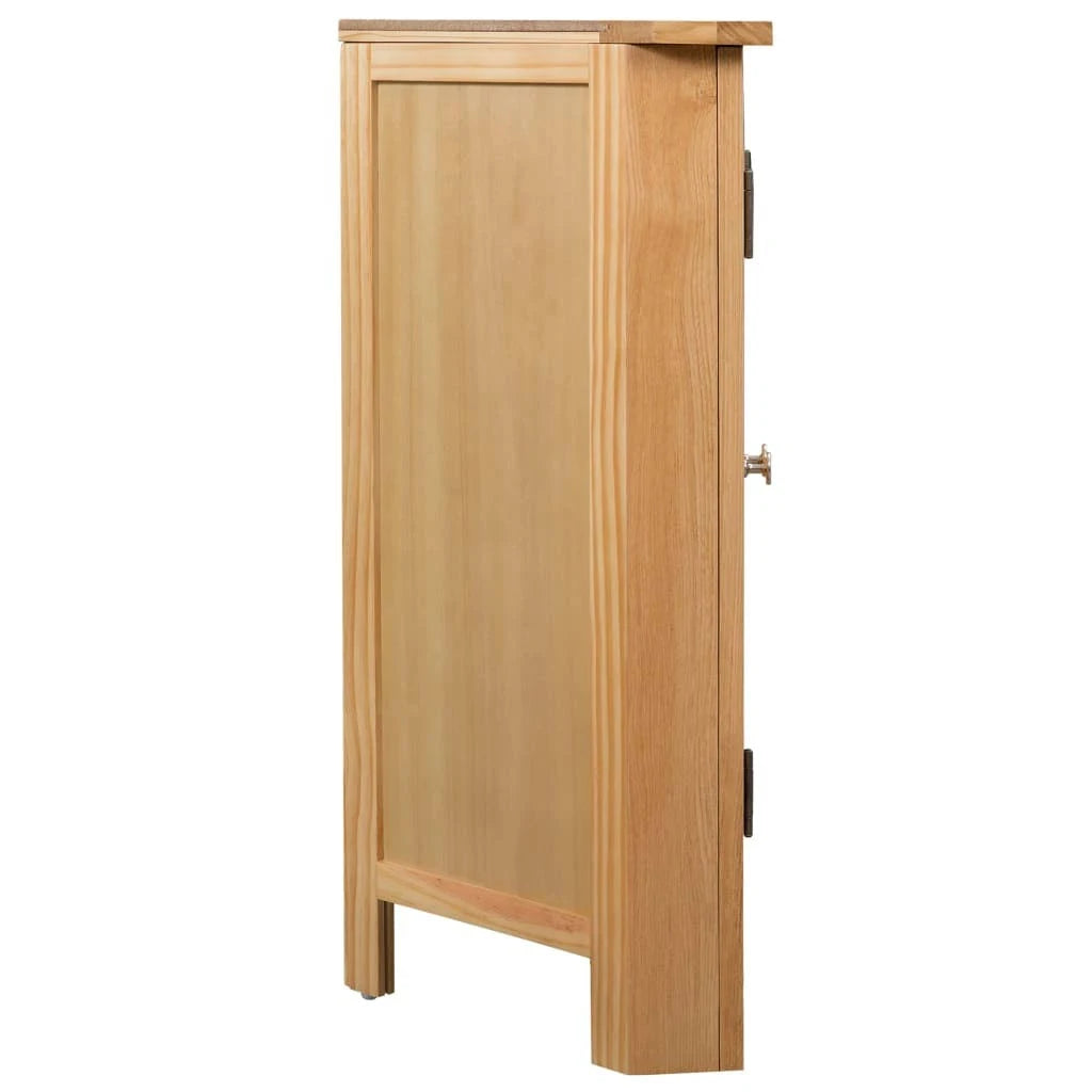 Solid Oak Wood Corner Cabinet R9835