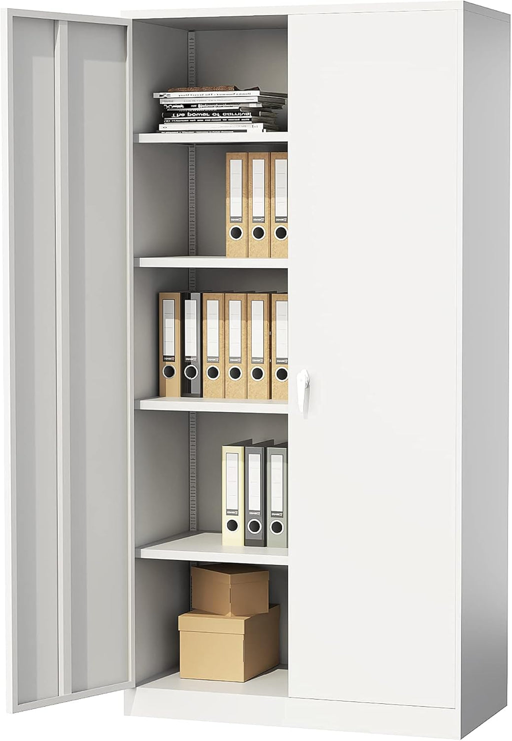 Black Tall Steel Locker Storage Cabinet J946023