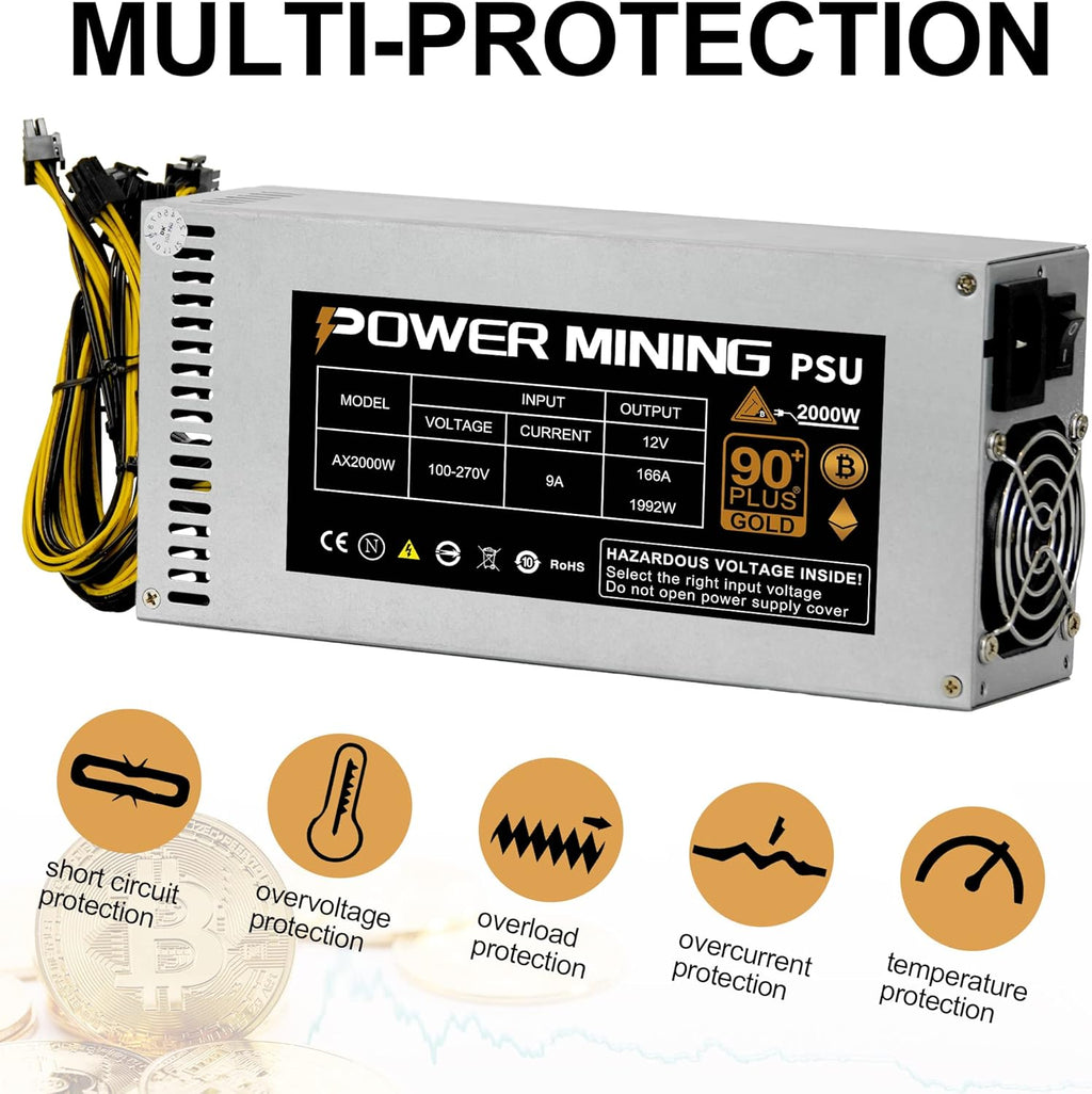 2000W 2U Mining Power Supply Q798209