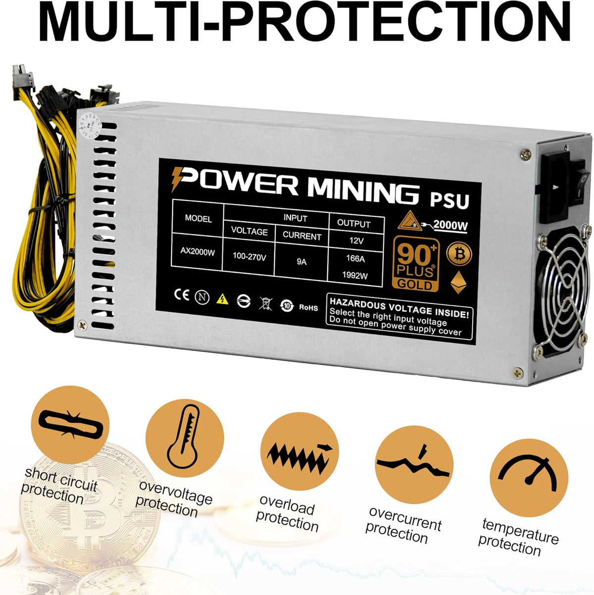 2000W 2U Mining Power Supply Q798209