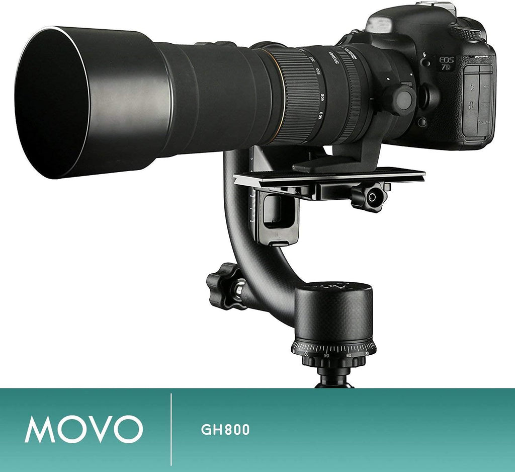 Carbon Fiber Gimbal Tripod Head with Arca-Swiss Quick-Release Plates O6026