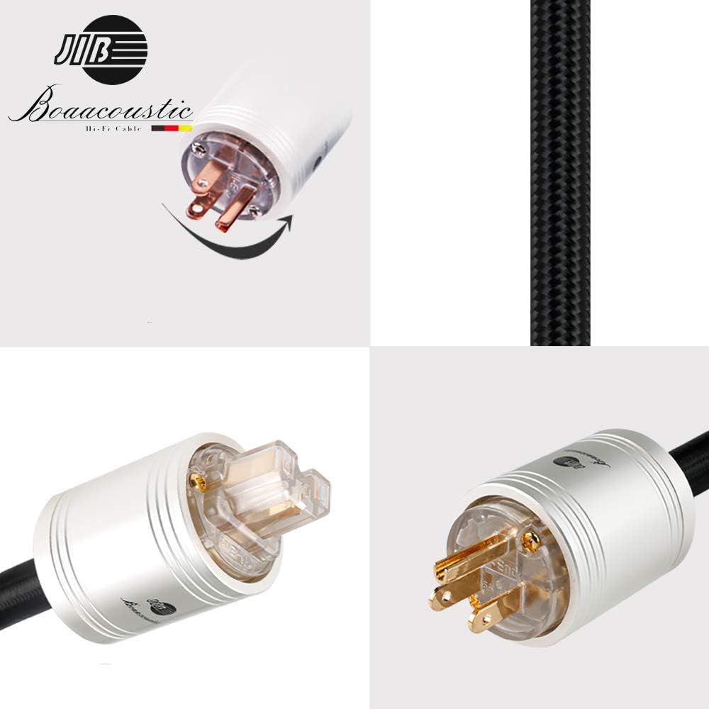 4N OFC Power Cord Male to Female US Plug 6.5ft N947
