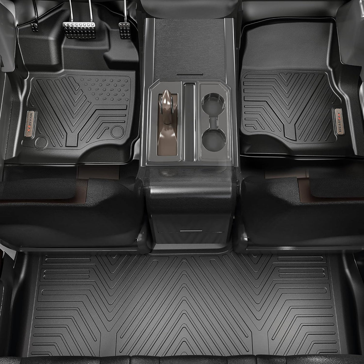 Black Floor Mats and Floor Liners V764893