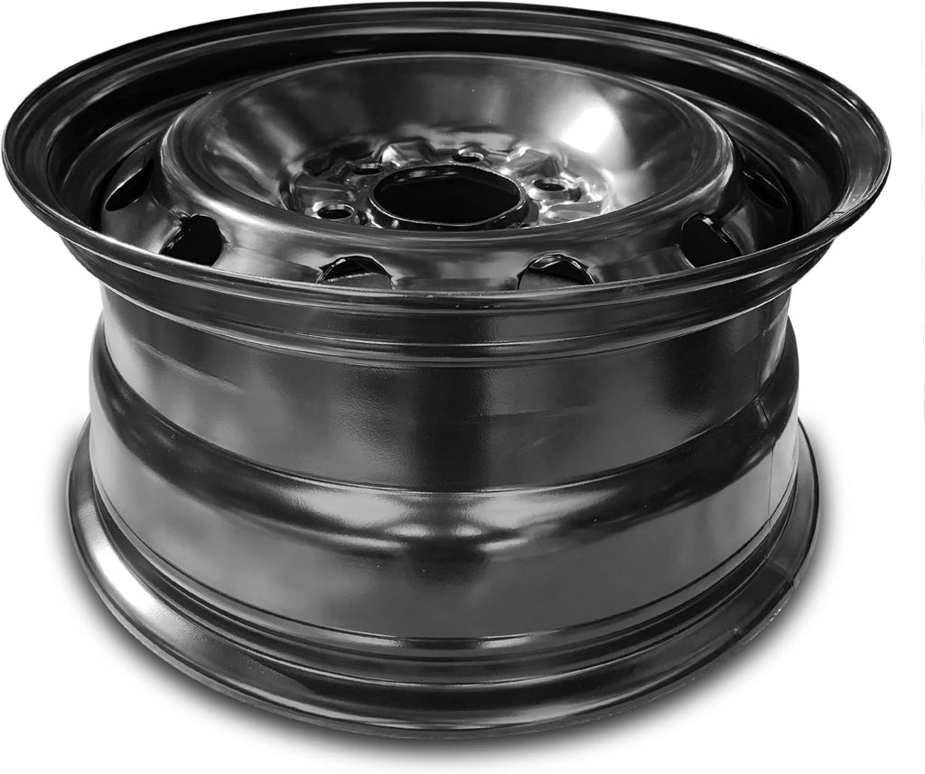 17 Inch 6 Lug Black Steel Wheel Rim E226