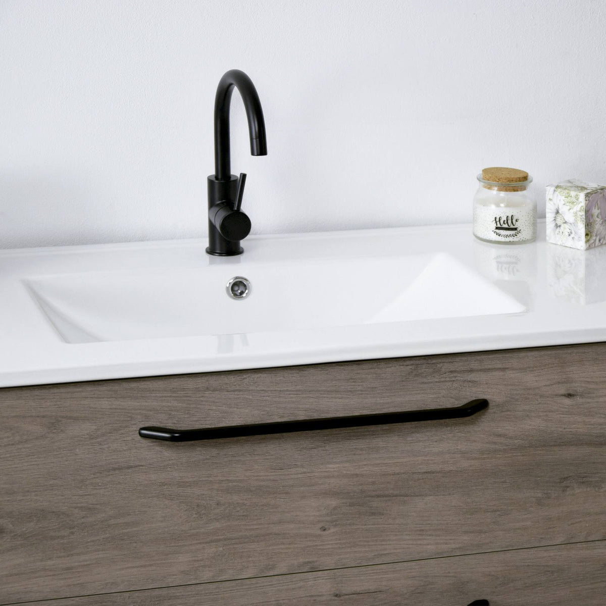 40x22 Oak Wood Bathroom Vanity Set with Sink A6942