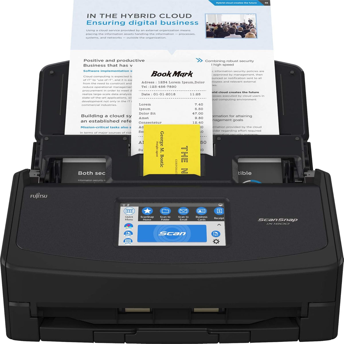 White Document Scanner J24338