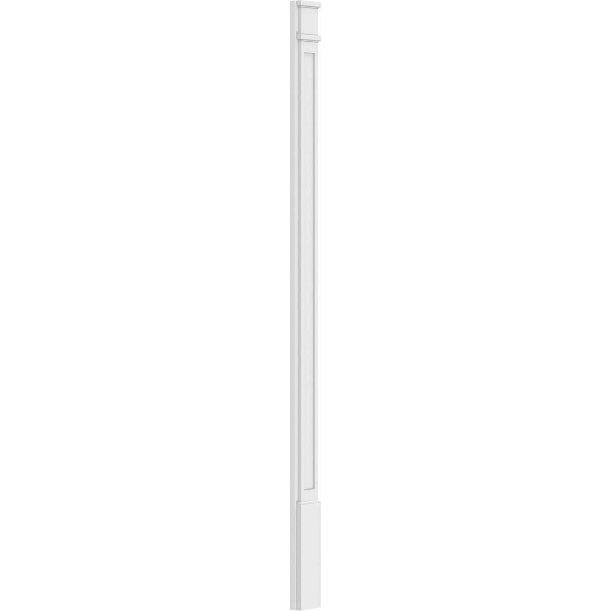 Flat Panel PVC Pilaster with Capital & Base (Pair) O87415