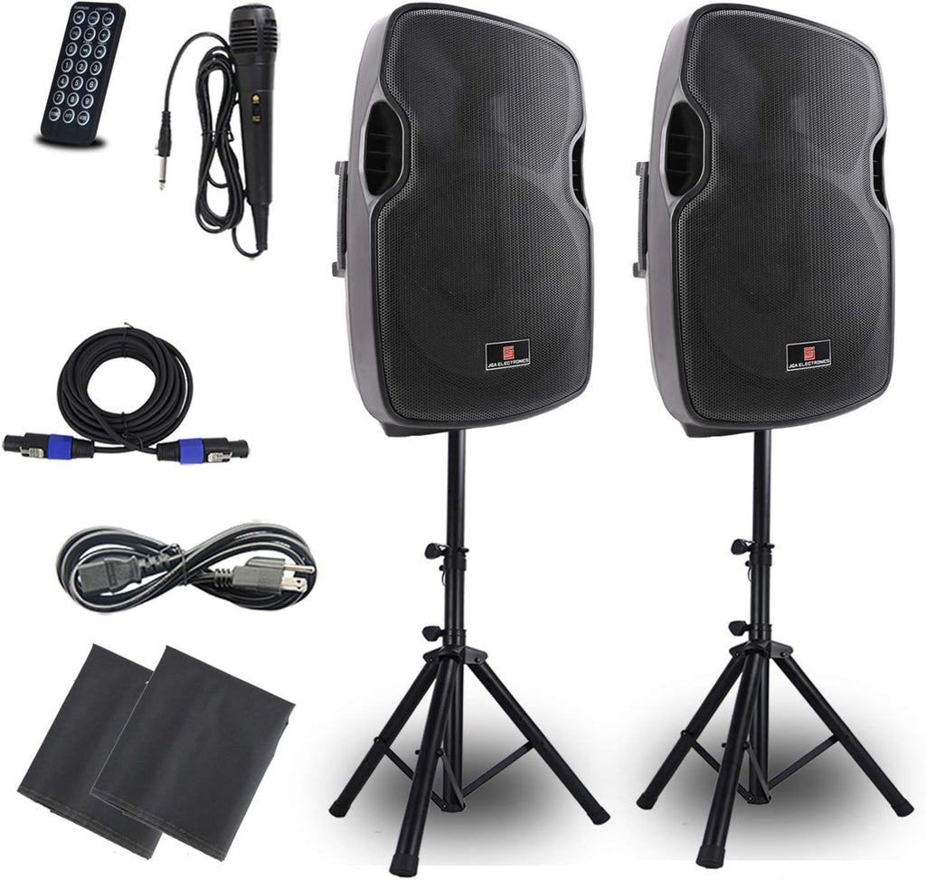 Powered PA Speakers 2-Way 15 Inch Pair A305