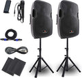 Powered PA Speakers 2-Way 15 Inch Pair A305