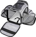 Soft Sided Expandable Pet Carrier with Washable Pads and Pockets G373732