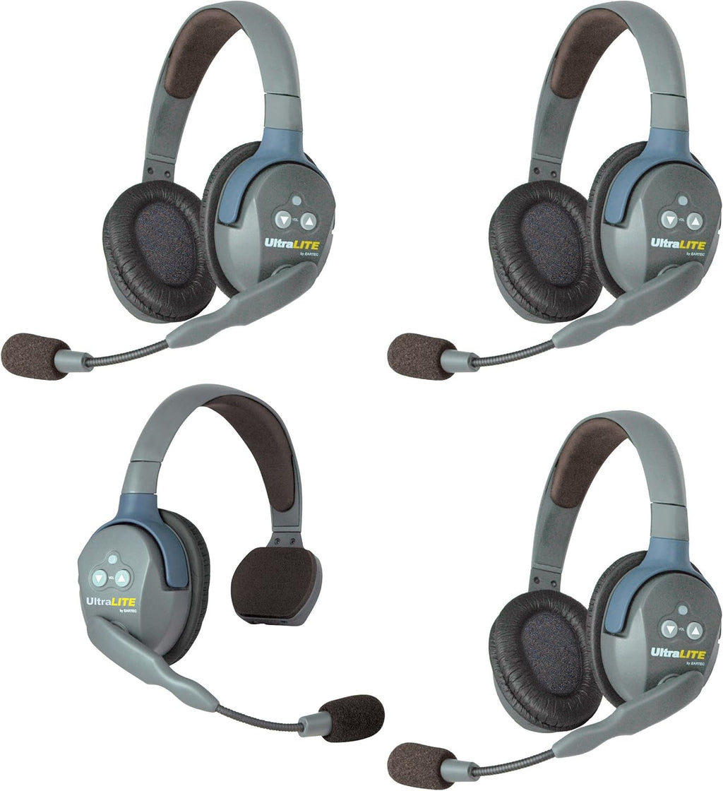 Full Duplex Wireless Headset Communication for 4 Users J374