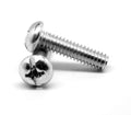 #8-32 x 2 Coarse Thread Machine Screw Zinc Plated N1935