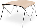Waterproof 54-60 W 3 Bow Boat Bimini Top Canvas Sun Shade with Storage Boot M852
