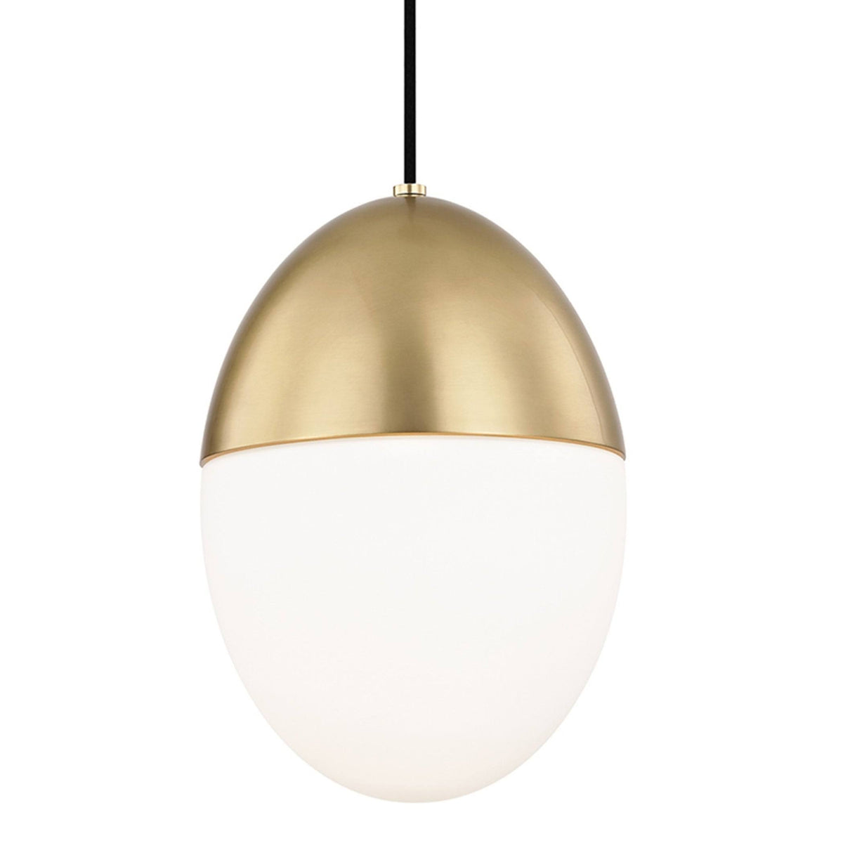 1 Light Large Pendant Aged Brass R605281
