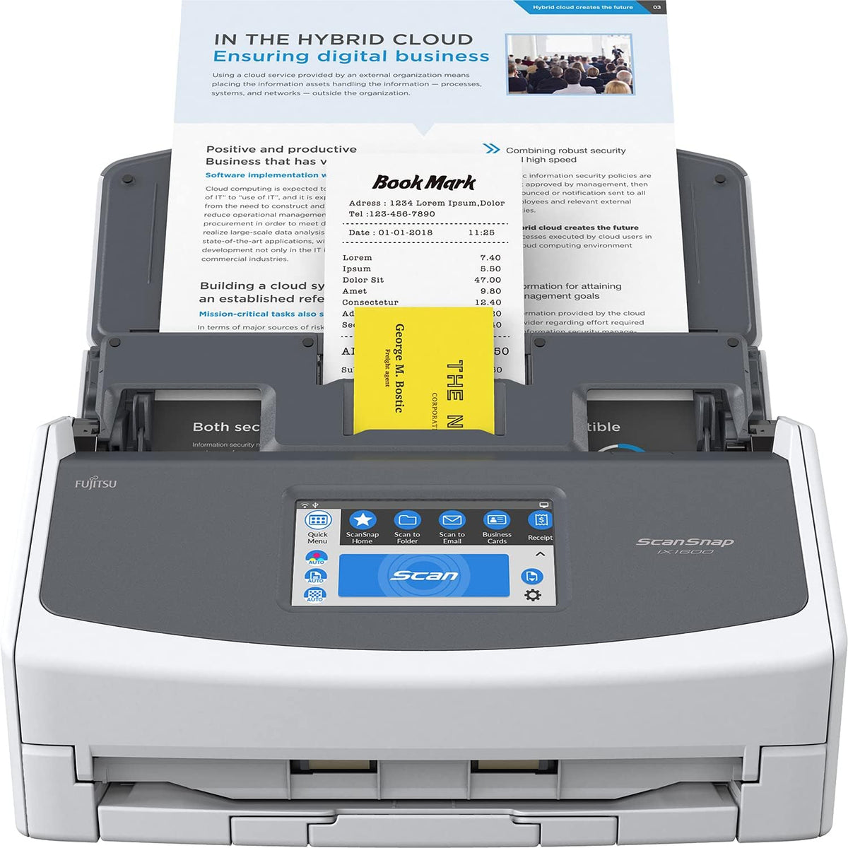 White Document Scanner J24338