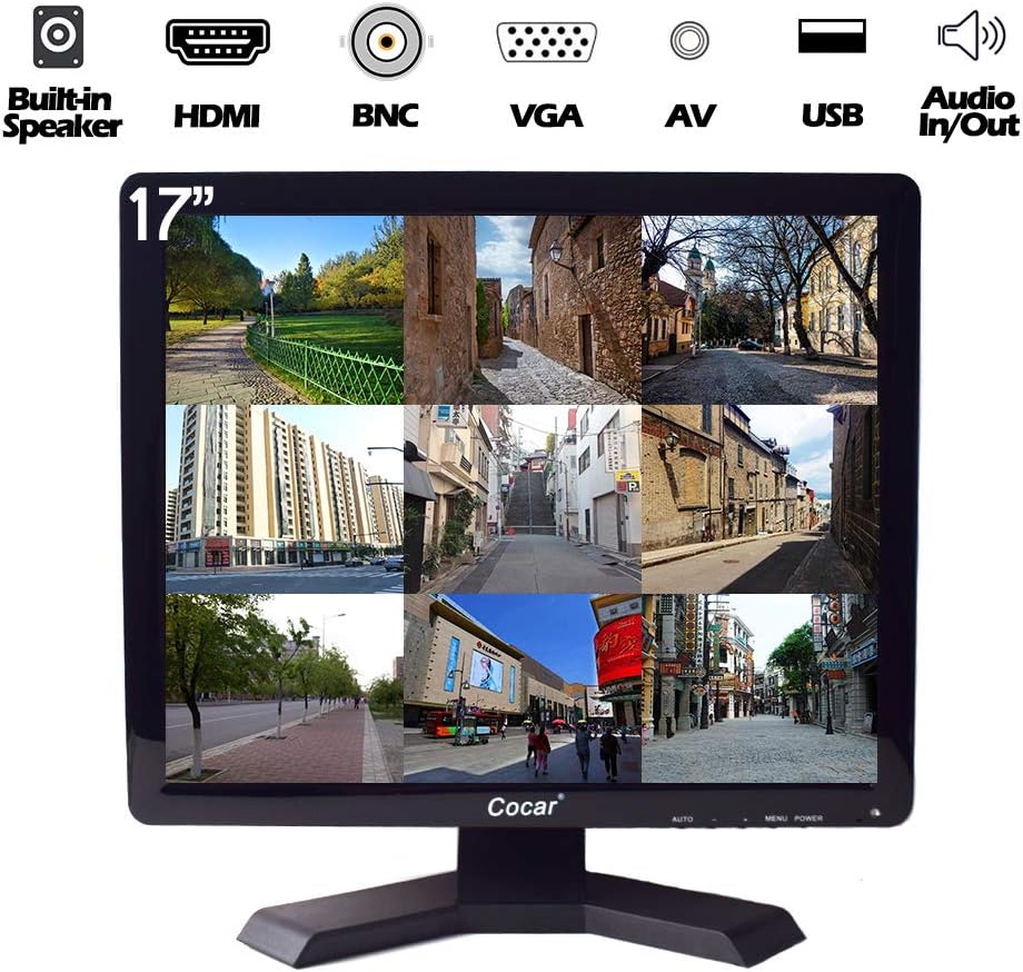 17 inch CCTV Monitor with VGA HDMI AV BNC Ports H15484