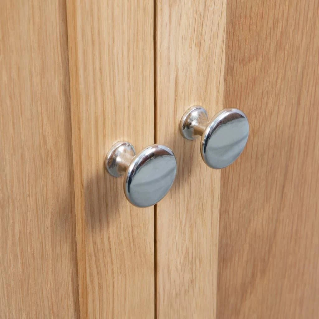 Solid Oak Wood Corner Cabinet R9835