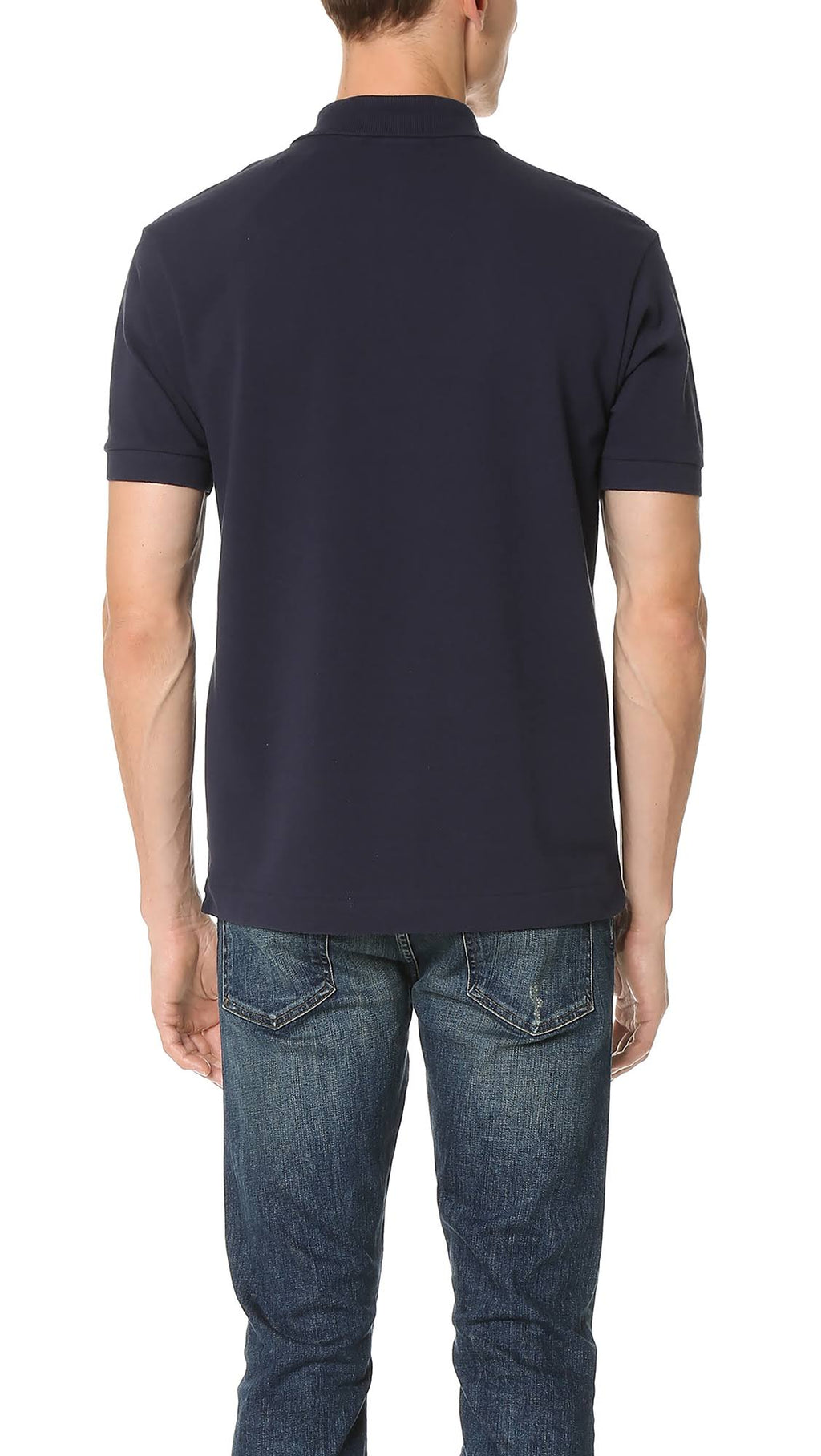 Short Sleeve Classic Pique Polo Navy Blue F33943