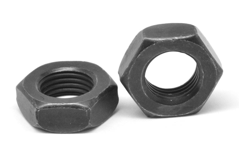 #4-40 x 3/16 x 1/16 Hex Machine Screw Nut Black Zinc Plated H338