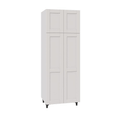 30 in. Pantry Cabinet in Vanilla White E656