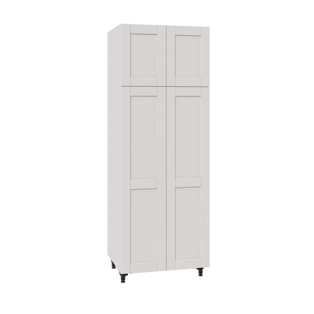 30 in. Pantry Cabinet in Vanilla White E656