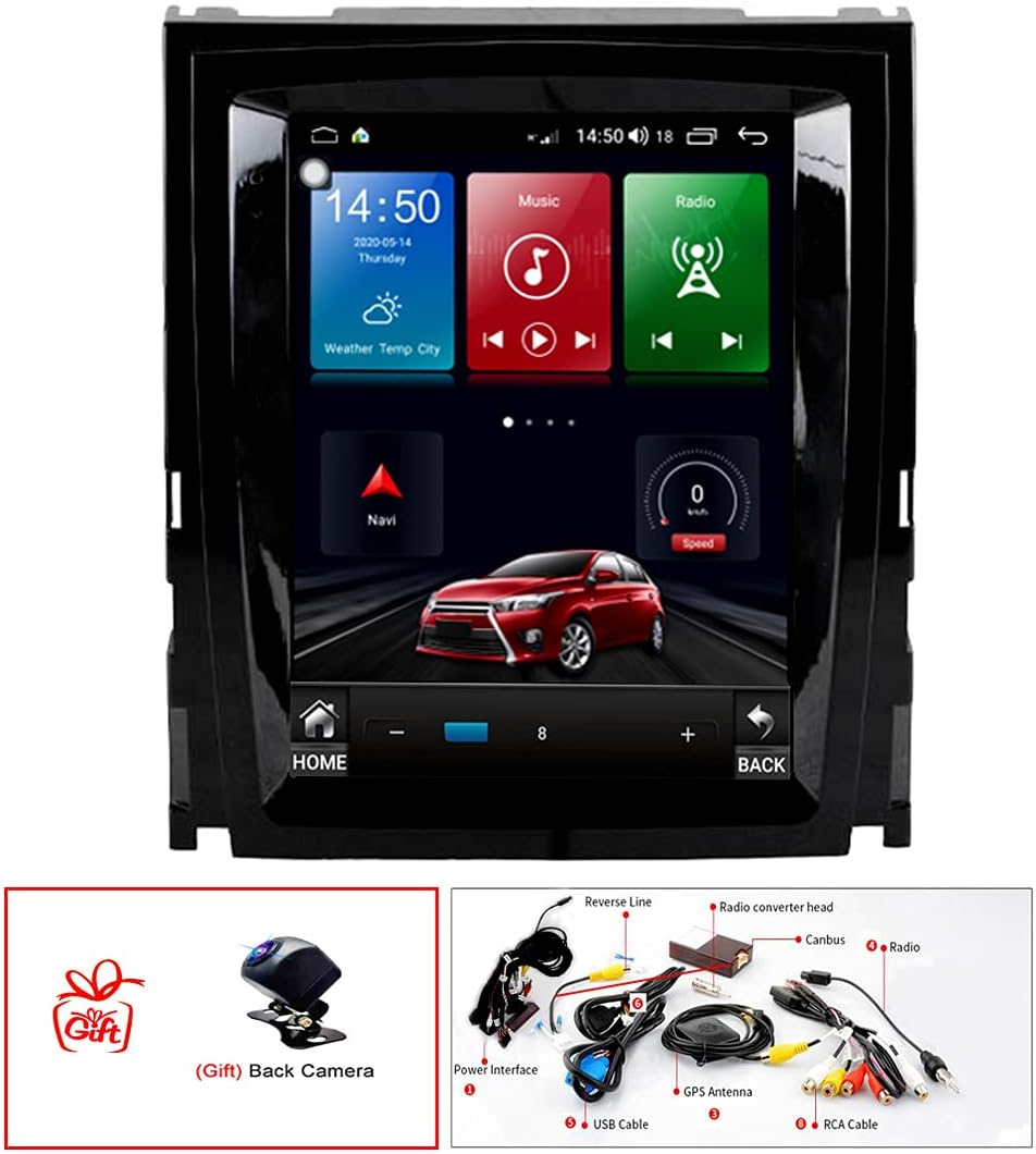 Android 11 Car Stereo 10.4inch Octa-core 4+64G IPS Touch Screen R556