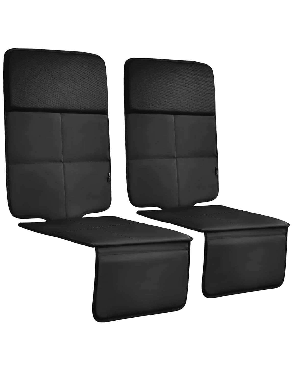 Black Car Seat Protector with Mesh Pockets P292