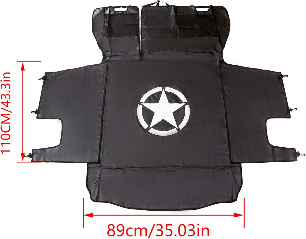 Dog Cargo Liner for Jeep Wrangler JK JL 4 Doors E5934