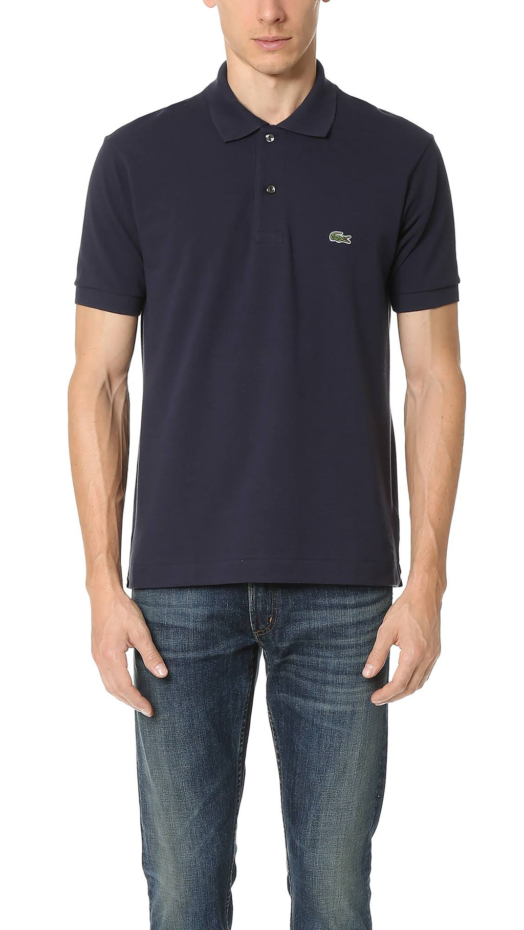 Short Sleeve Classic Pique Polo Navy Blue F33943