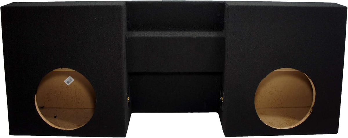 Compatible with 2005-2012 Toyota Tacoma Double Cab Dual 10 Sub Box Enclosure F759268