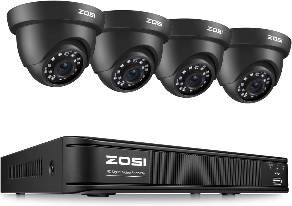 4K 8MP 4 Channel CCTV DVR and 4 x 4K Dome Camera Security Camera System F7404