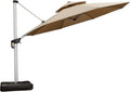 10 Feet Outdoor Round Cantilever Umbrella Y72718