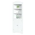 White Tall Corner Cabinet X89160